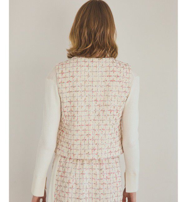 Grace Class「ツイードチェックジレ」|ベスト・ジレ|