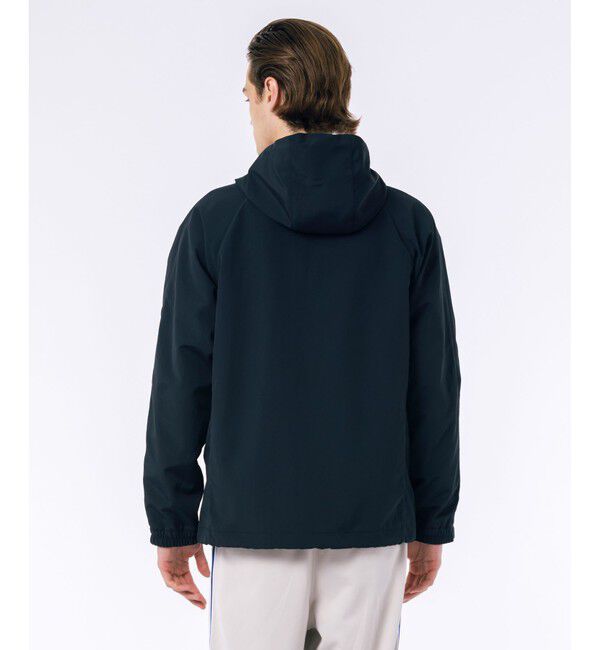 LACOSTE「撥水防風 ドロストコード フーデッド ナイロンブルゾン / マウンテンパーカー」|パーカー|
