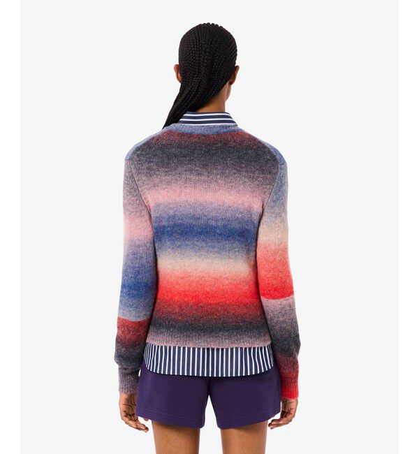 LACOSTE「グラデーションニット ウールセーター」|ニット・セーター|