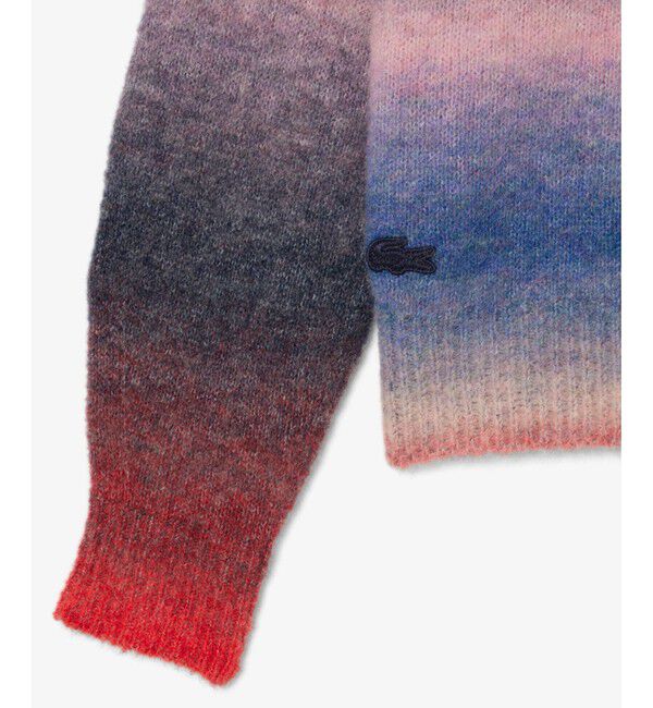 LACOSTE「グラデーションニット ウールセーター」|ニット・セーター|