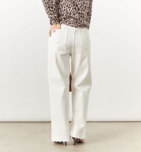 Rie Miller「【RM denim】スリットフレアハイウエストデニム」|デニム|