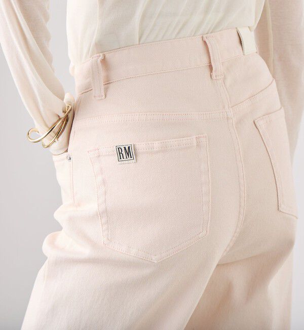 Rie Miller「【RM denim】スリットフレアハイウエストデニム」|デニム|