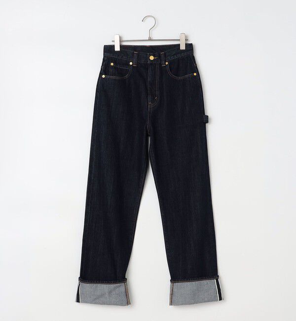 Rie Miller「【RM denim】45th limited editionﾛｰﾙｱｯﾌﾟｽﾄﾚｰﾄﾃﾞﾆﾑ(ｾﾙﾋﾞｯﾁ)」|デニム|