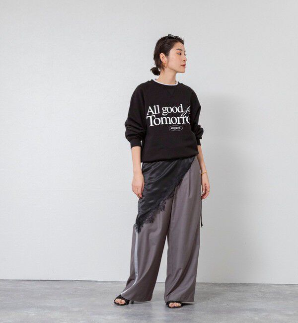 MAQWEL「【MAQWEL/マクウェル】《セットアップ対応》ウォッシャブルAgfT SWEAT」|スウェット・ジャージ|