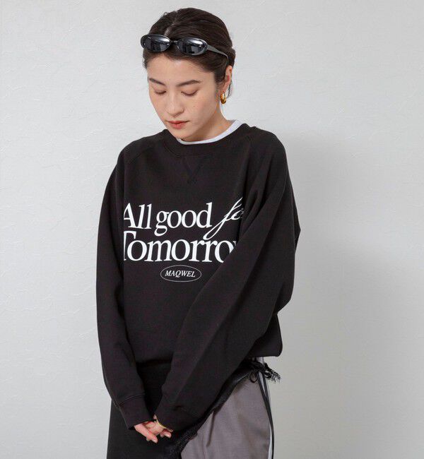 MAQWEL「【MAQWEL/マクウェル】《セットアップ対応》ウォッシャブルAgfT SWEAT」|スウェット・ジャージ|