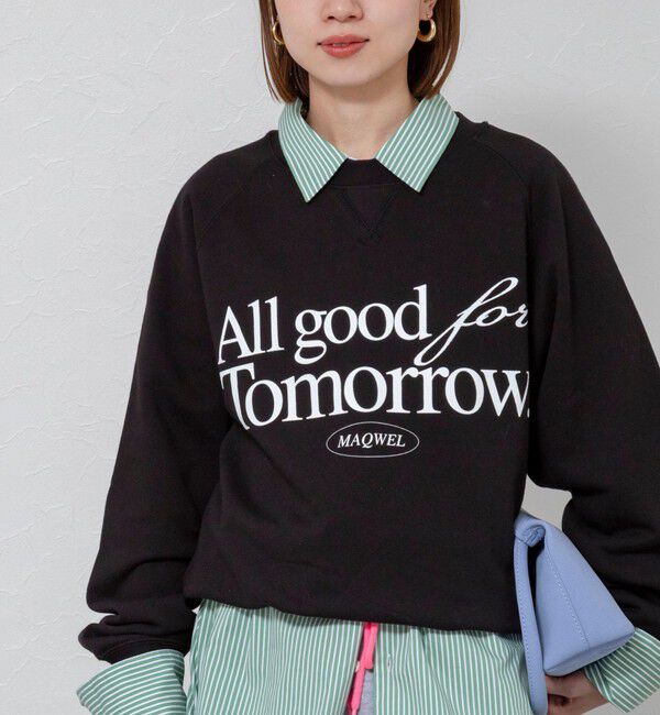 MAQWEL「【MAQWEL/マクウェル】《セットアップ対応》ウォッシャブルAgfT SWEAT」|スウェット・ジャージ|