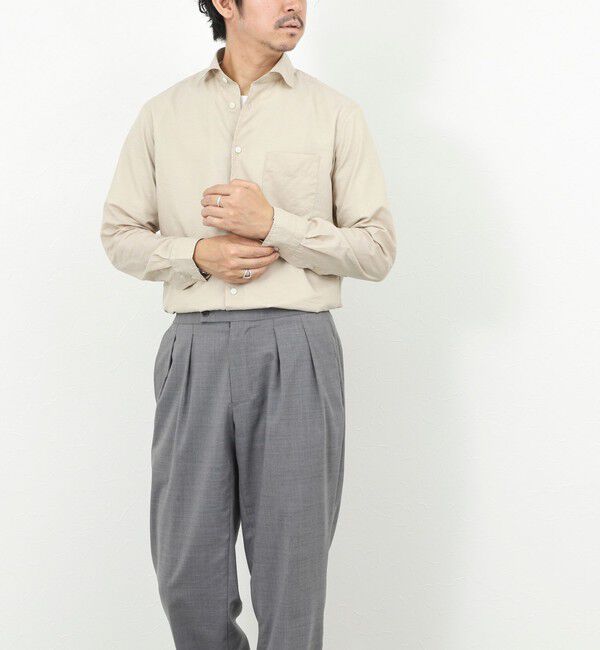 NOLLEY'S goodman「《ビジカジ対応》カッタウェイシャツ 26SS」|シャツ・ブラウス|