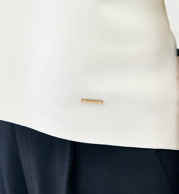 NOLLEY'S「《手洗い可能》ホールガーメントパフスリーブニットＴ」|ニット・セーター|