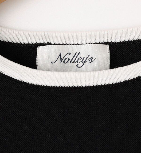 NOLLEY'S「《手洗い可能》ホールガーメントパフスリーブニットＴ」|ニット・セーター|