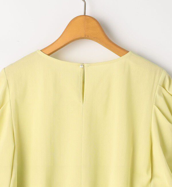 NOLLEY'S「ウォッシャブルサラドラトリコットペプラムブラウス」|シャツ・ブラウス|