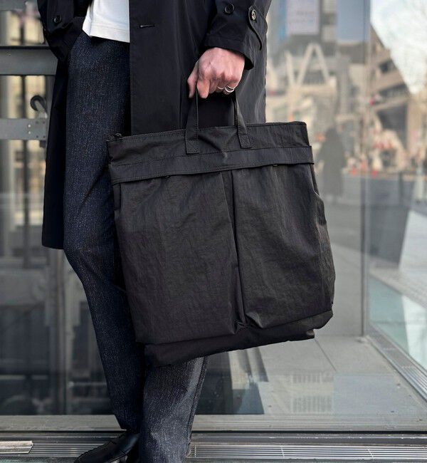 NOLLEY'S goodman「【NESK/ネスク】NS-011 ヘルメット2ＷAYショルダーバッグ」|トートバッグ|ブラック