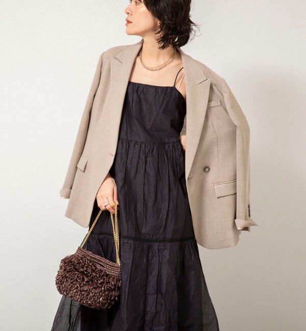 NOLLEY'S sophi「【MARILYN MOON/マリリーンムーン】sheer starched cotton lace tieredワンピース」|ワンピース|