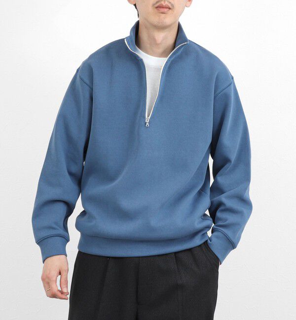 NOLLEY'S goodman「リブダンボール スタンドハーフZip 26SS」|スウェット・ジャージ|