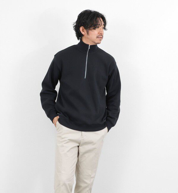 NOLLEY'S goodman「リブダンボール スタンドハーフZip 26SS」|スウェット・ジャージ|