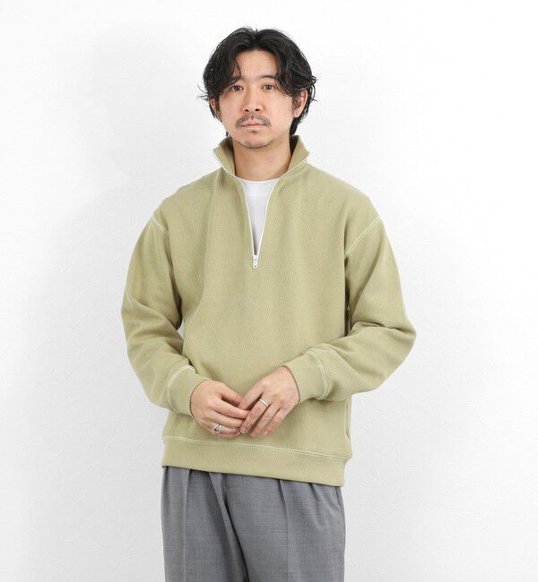 NOLLEY'S goodman「リブダンボール スタンドハーフZip 26SS」|スウェット・ジャージ|