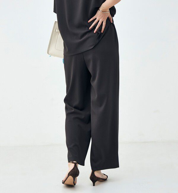 NOLLEY'S「《セットアップ対応》ウォッシャブルイージーツイルセミワイドパンツ」|その他|