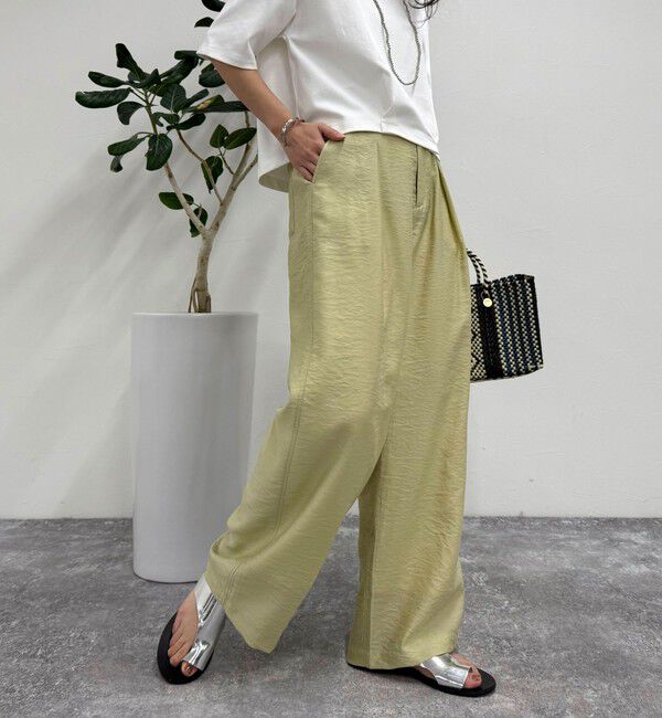 fredy emue「ドライタンブラーイージースラックスパンツ」|スラックス|