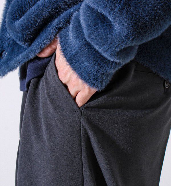 GLOSTER「【セットアップ対応】ウールライクワイドパンツ」|チノ|