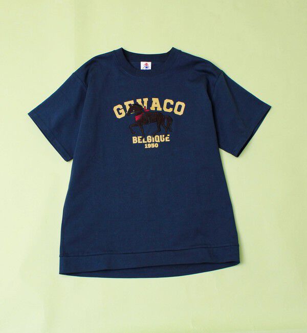 GLOSTER「【GEVACO/ゲバコ】フロントプリント刺繍Tシャツ」|Tシャツ・カットソー|