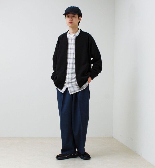 GLOSTER「【セットアップ着用可能】ドライポリワイドパンツ」|チノ|