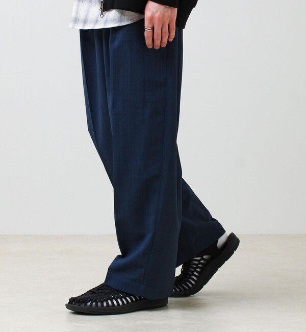 GLOSTER「【セットアップ着用可能】ドライポリワイドパンツ」|チノ|