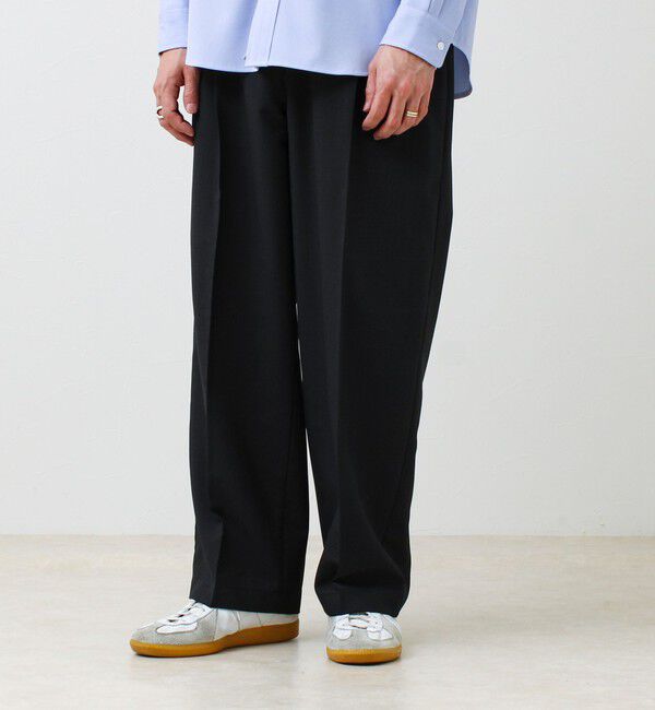 GLOSTER「【セットアップ着用可能】ドライポリワイドパンツ」|チノ|