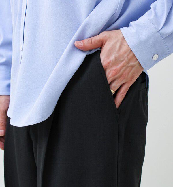 GLOSTER「【セットアップ着用可能】ドライポリワイドパンツ」|チノ|