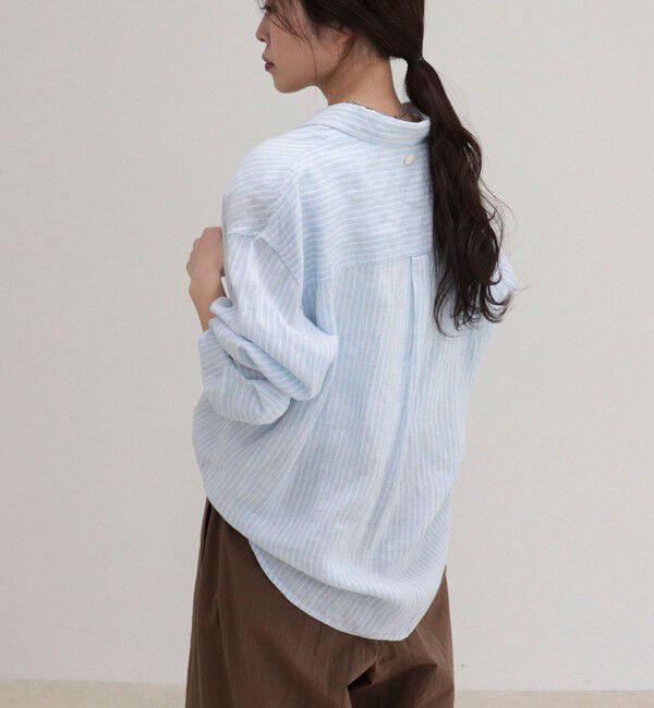 fredy emue「LINEN100 2WAYカシュクールシャツ」|シャツ・ブラウス|