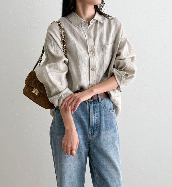 fredy emue「LINEN100 2WAYカシュクールシャツ」|シャツ・ブラウス|