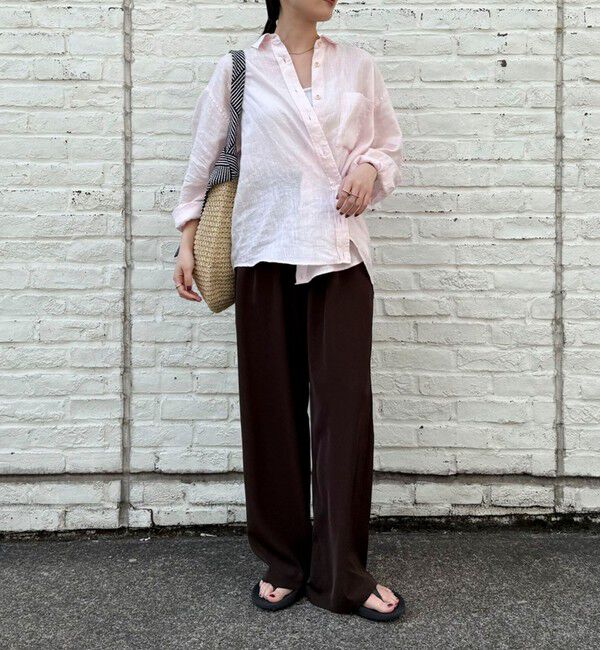 fredy emue「LINEN100 2WAYカシュクールシャツ」|シャツ・ブラウス|