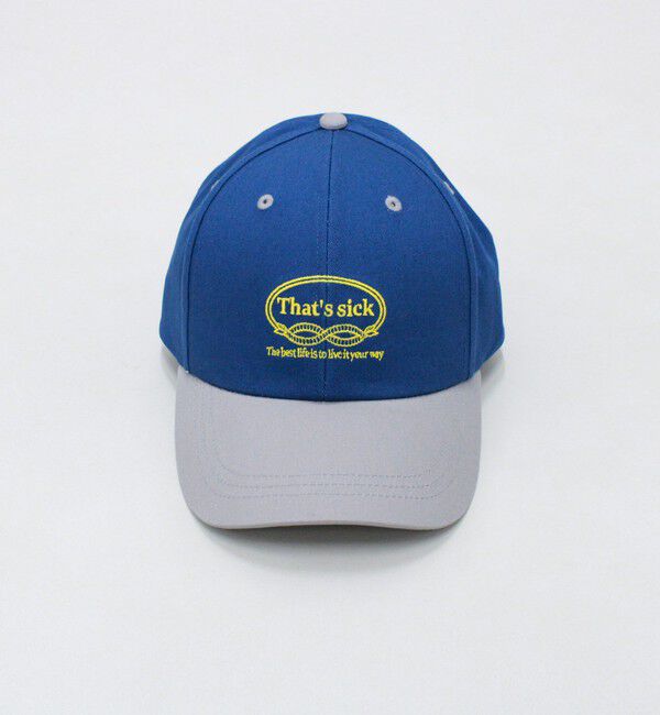 fredy emue「バイカラー刺繍キャップ」|キャップ・キャスケット|