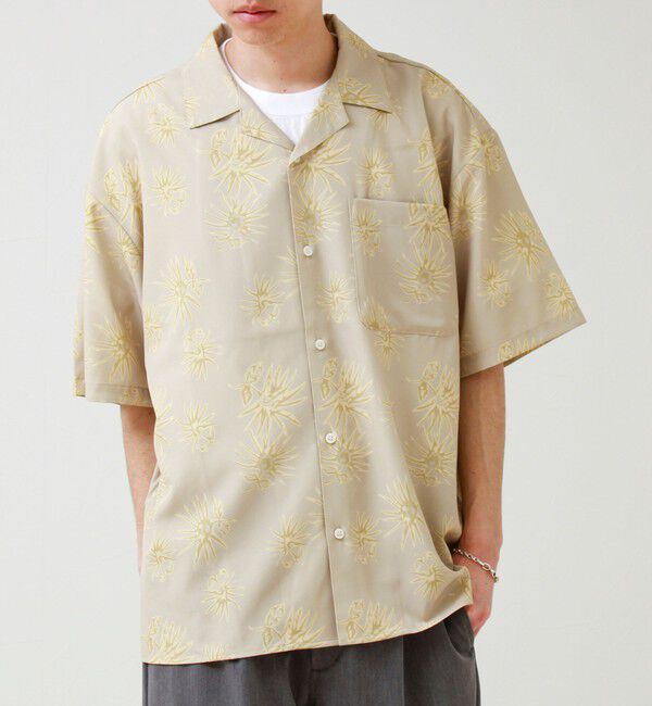 GLOSTER「【選べる6柄】オールオーバーパターン 半袖オープンカラーシャツ」|シャツ・ブラウス|