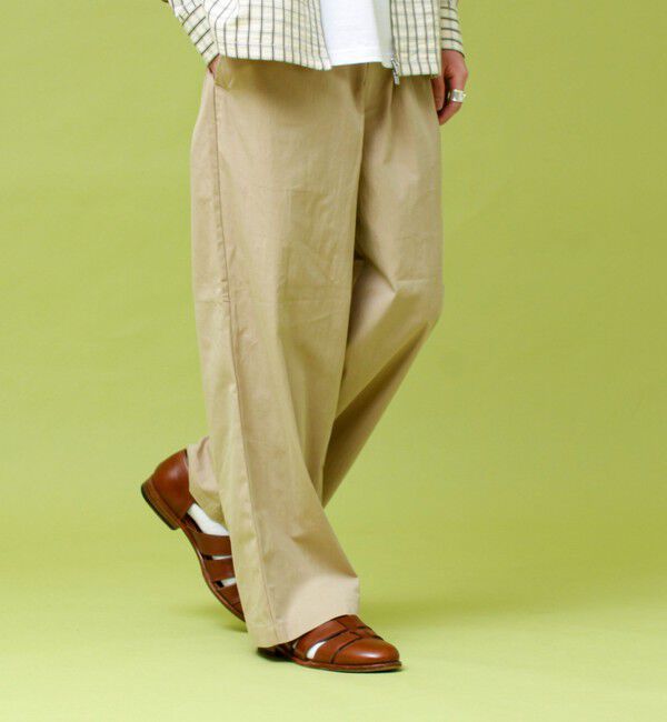 GLOSTER「【GEVACO/ゲバコ】コットンナイロンイージーパンツ」|チノ|