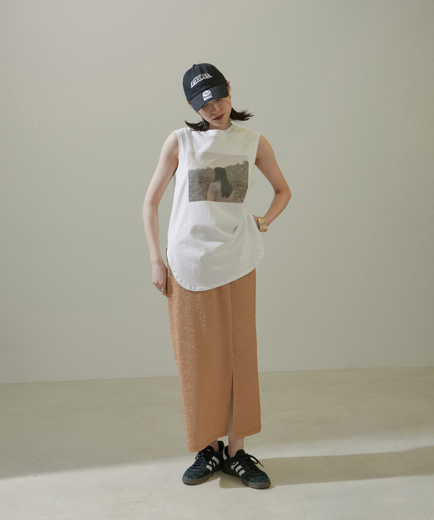 SALON adam et rope'「【Alec Soth（アレック・ソス）】[24SS]ノースリーブフォトTシャツ」|Tシャツ・カットソー|