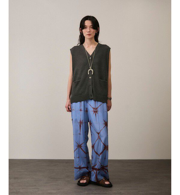 SALON adam et rope'「ペーパーヤーンジレ［手洗い可/和紙素材］」|ベスト・ジレ|