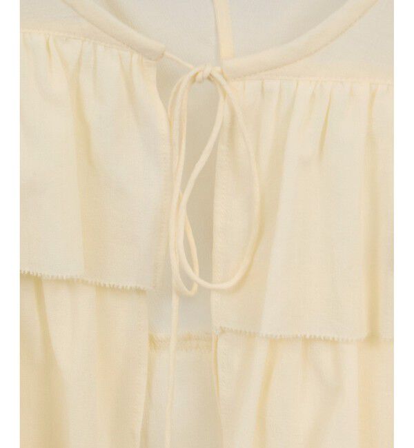 SALON adam et rope'「コットンラッフルブラウス」|シャツ・ブラウス|