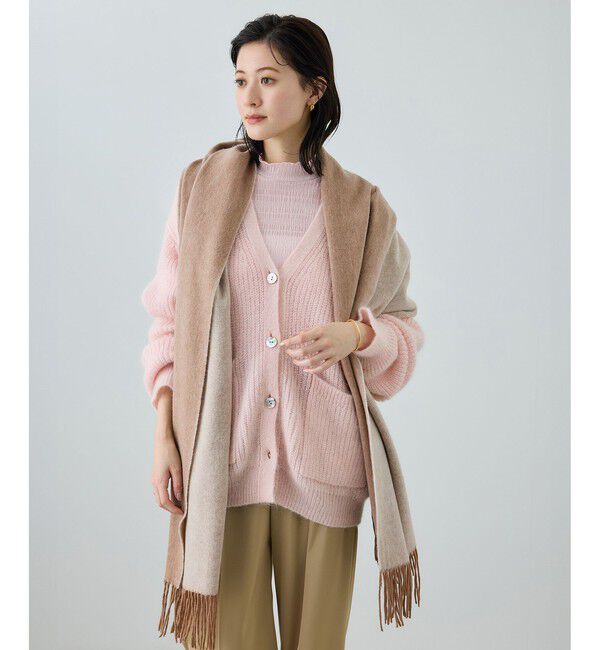 ROPE「ラムウールリバーシブルストール」|ストール|