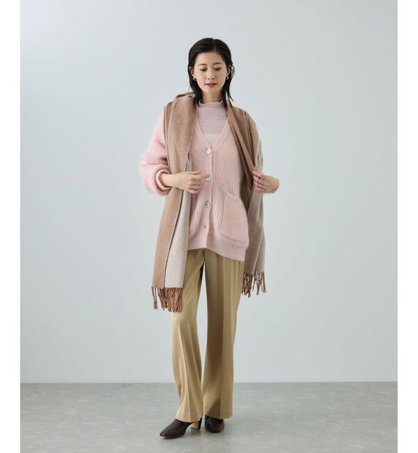 ROPE「ラムウールリバーシブルストール」|ストール|