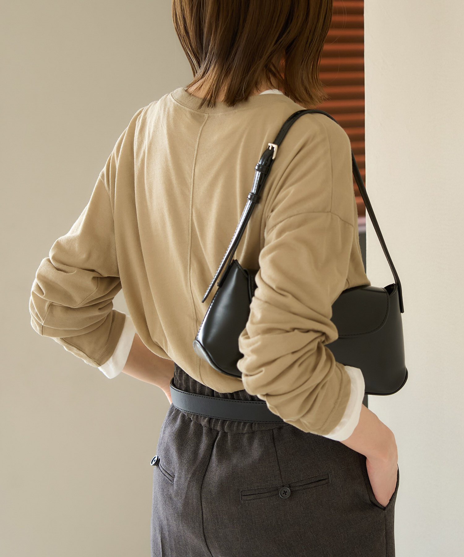 Rope&rsquo;Picnic「ロゴシアーロングTシャツ」|Tシャツ・カットソー|