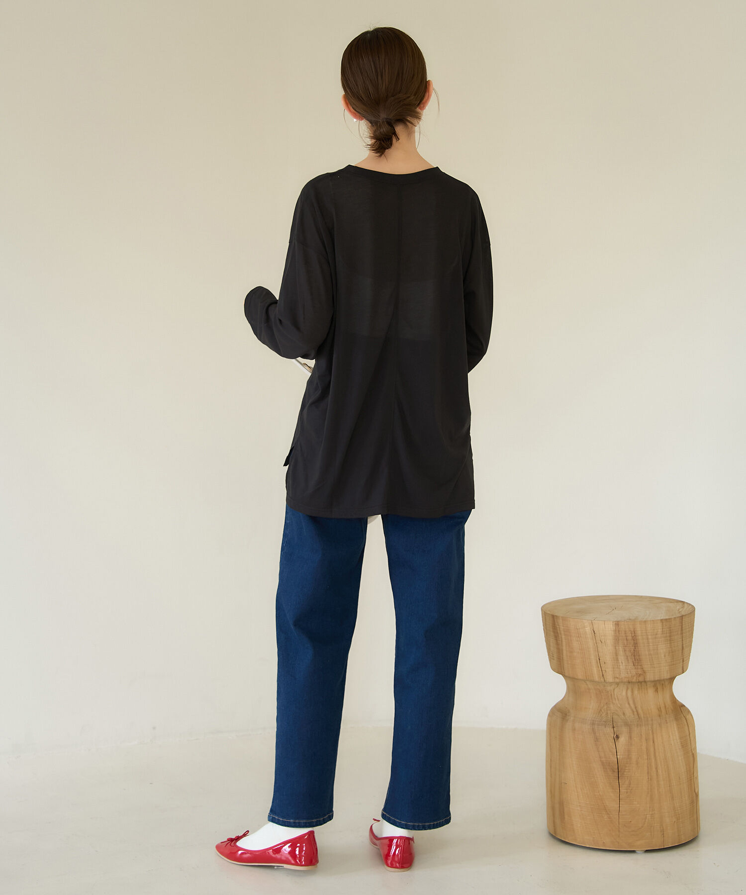 Rope&rsquo;Picnic「ロゴシアーロングTシャツ」|Tシャツ・カットソー|