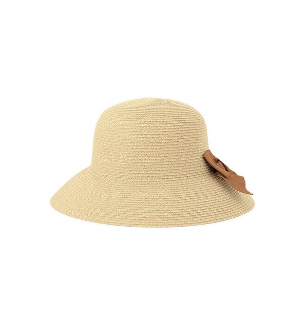 ROPE PICNIC PASSAGE「【UVカット・ウォッシャブル】折り畳みリボンハット」|ハット|