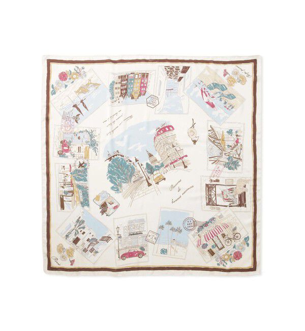 ROPE PICNIC PASSAGE「Souvenirs de voyage スカーフ」|バンダナ・スカーフ|