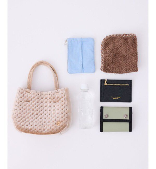 ROPE PICNIC PASSAGE「キルティングベロアミニショルダーバッグ」|ショルダー・メッセンジャー|