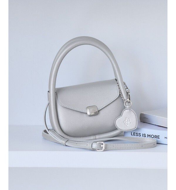 ROPE PICNIC PASSAGE「ハートチャーム付きミニレトルショルダーバッグ」|ショルダー・メッセンジャー|