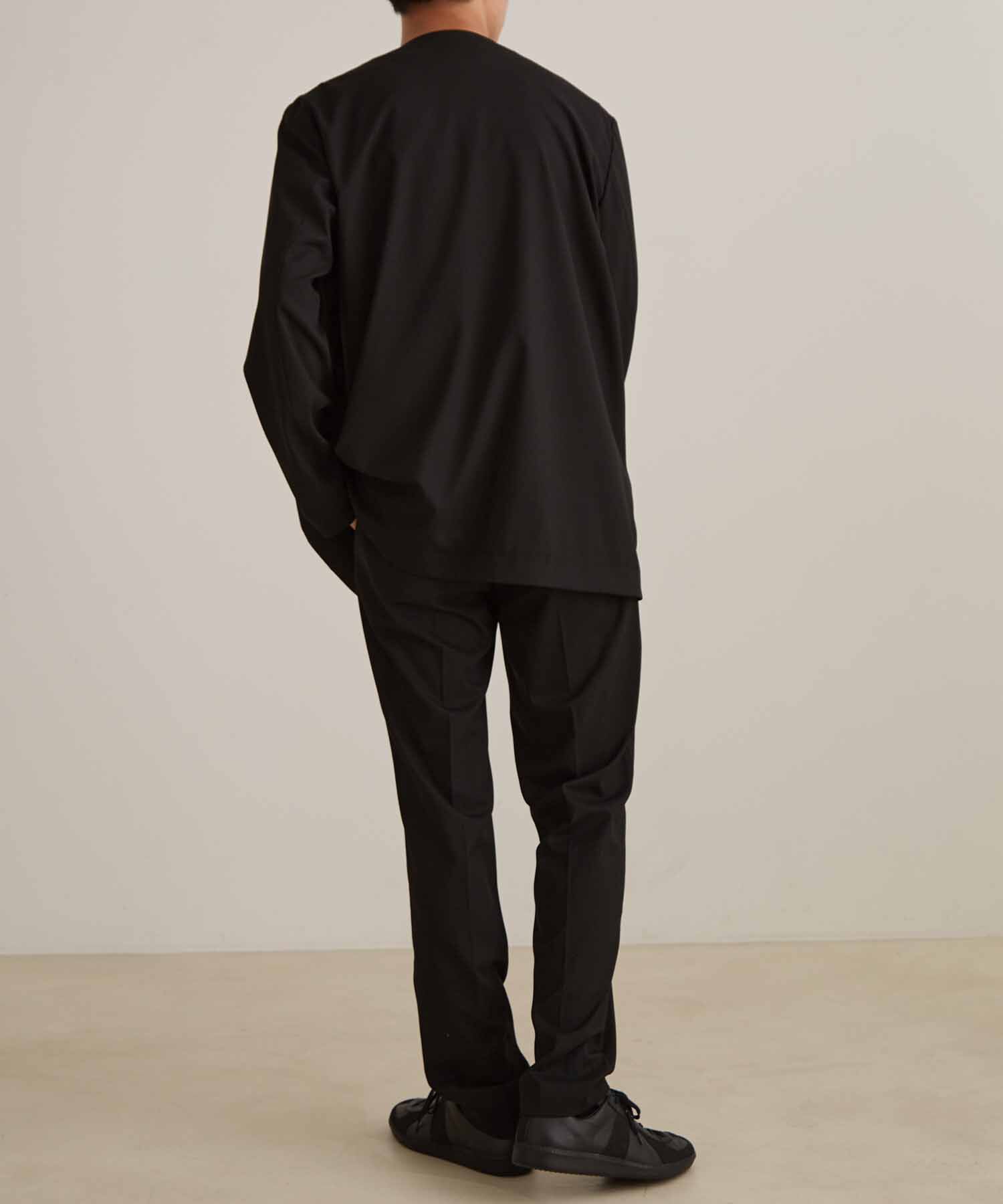 ADAM ET ROPE'「【Chambrer】スリムテーパード センタープレス スラックス / セットアップ対応」|スラックス|