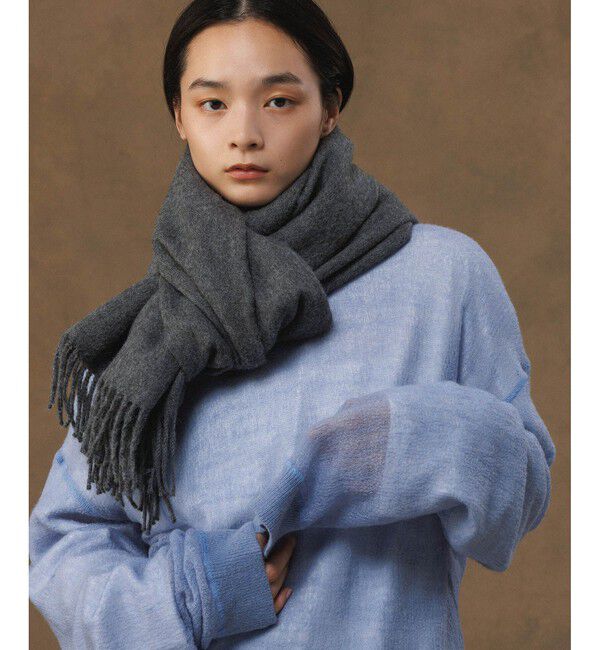 ADAM ET ROPE'「INOUE EX BRUSHED SCARF」|マフラー|