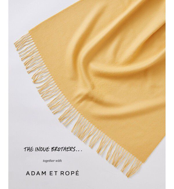 ADAM ET ROPE'「INOUE EX BRUSHED SCARF」|マフラー|