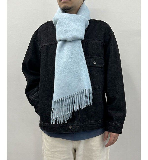 ADAM ET ROPE'「INOUE EX BRUSHED SCARF」|マフラー|