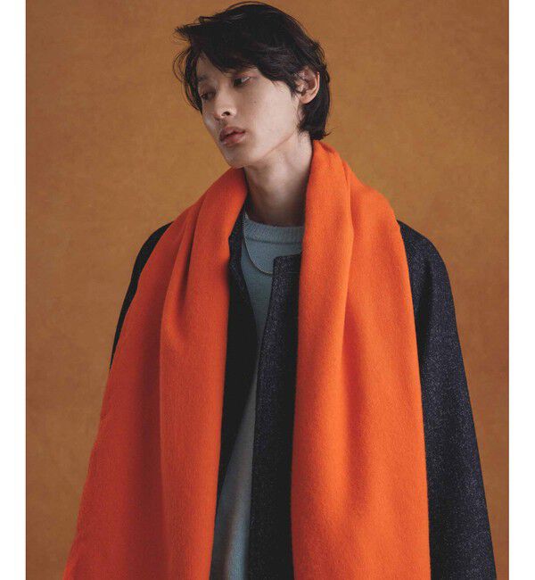 ADAM ET ROPE'「INOUE EX BRUSHED SCARF」|マフラー|