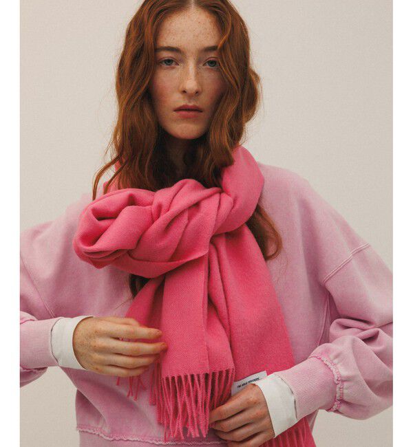 ADAM ET ROPE'「INOUE EX BRUSHED SCARF」|マフラー|